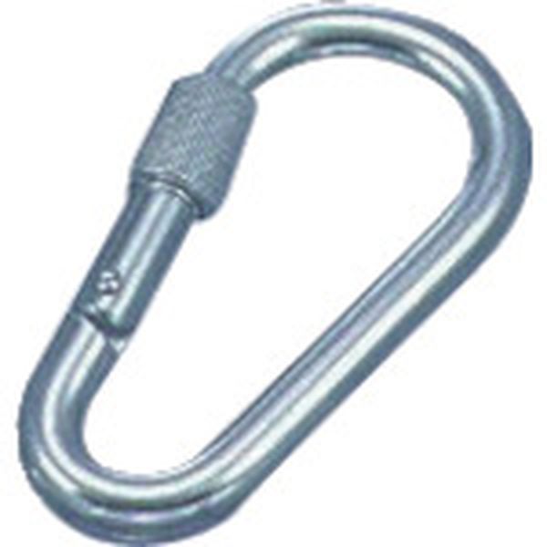 NK6 849-2074  ステンレス ナス型カラビナ 線径6mm長さ64mm