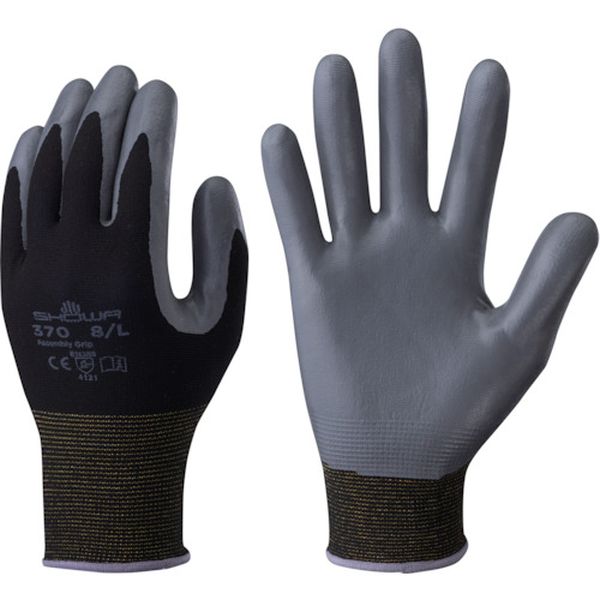 組立グリップ Lサイズ ブラック 3双パック