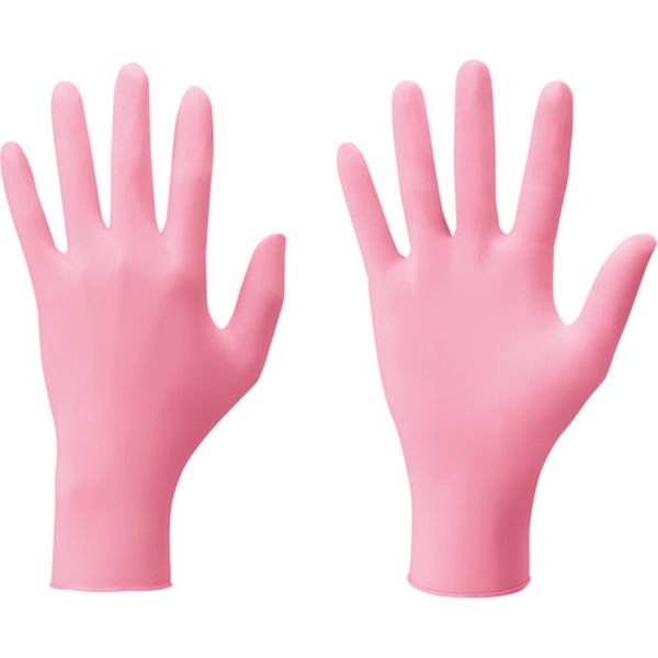 NO8850SS ショーワ ニトリルゴム使い捨て手袋 NO8850 ニトリスト・ピンク 100枚入 SSサイズ