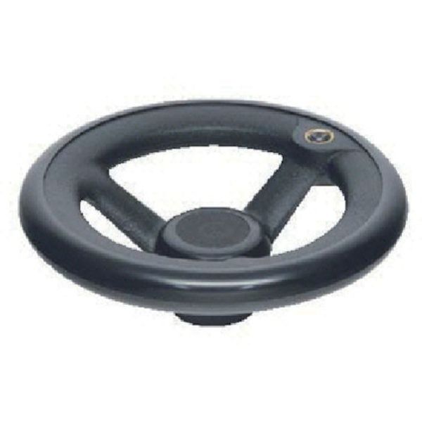 NRP100SUS  丸リム型エンプラハンドル車 ハンドル径100mm