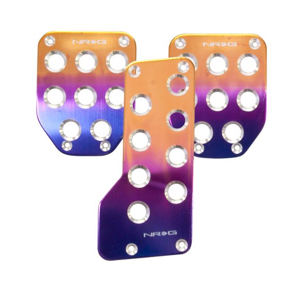 Aluminum Sport Pedal M/T - Purple/Titanium Fade