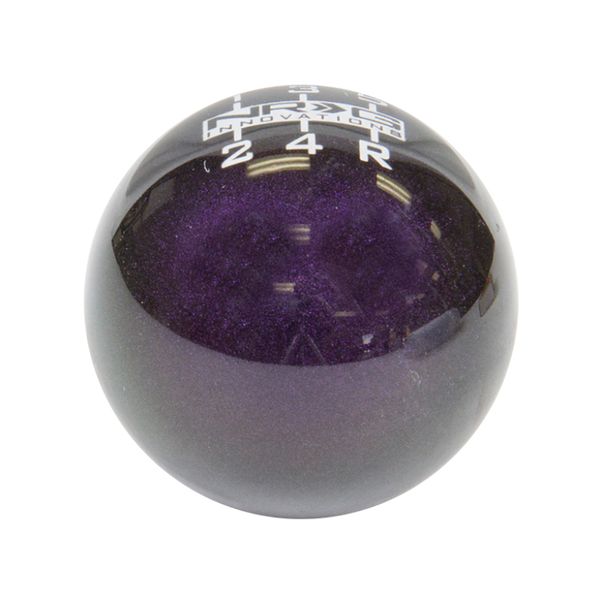 Universal Ball Style Shift Knob - Heavy Weight 480G / 1.1Lbs. - Green/Purple (5 Speed)