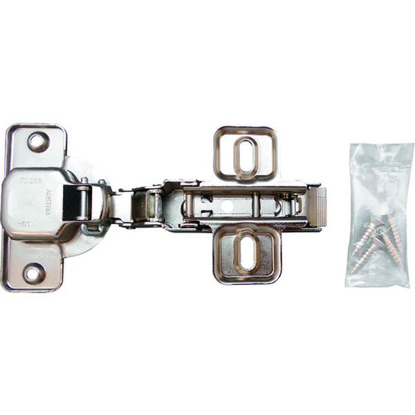 NS3521 158-5086  スライド丁番 NS‐3521 35mm 全かぶせ キャッチ付き