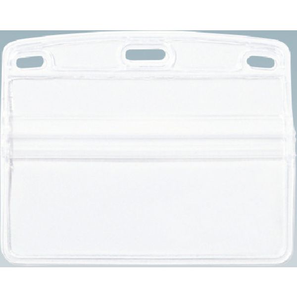 NX111 857-6076  名札用ケース ソフトヨコID (10枚入)