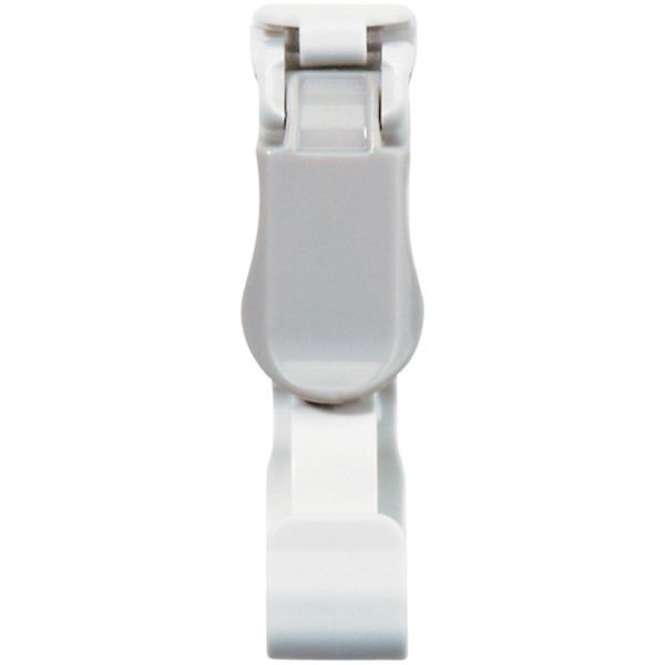 NX14GY 123-8177  名札用プラクリップ 灰 (10個入)