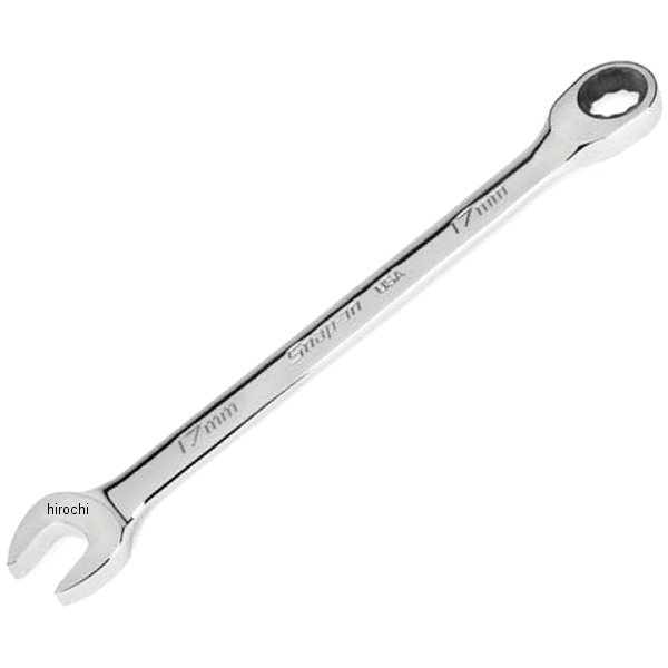 メトリック 0°オフセット ラチェットコンビネーションレンチ 12角 17mm