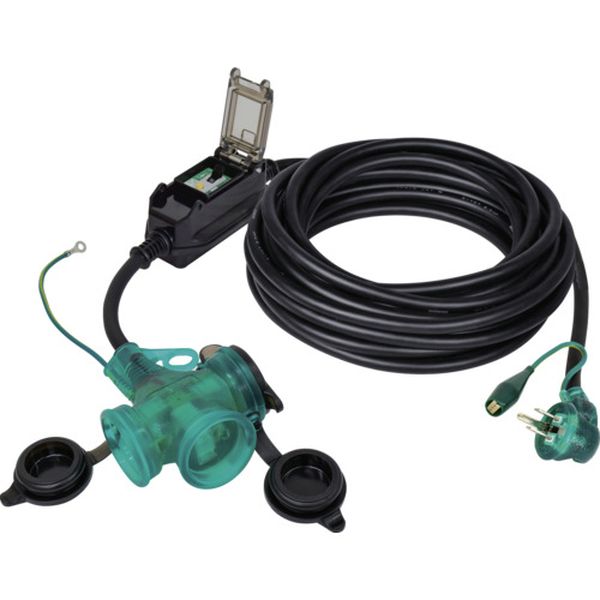 PBWLEB10TS 698-7777  防雨Lヘナポッキン延長ブレーカ10m 漏電保護専用