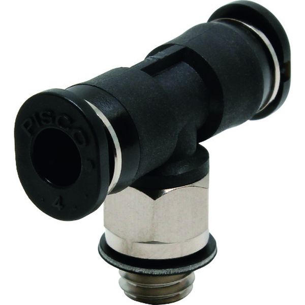 PB4M6M 809-5340  チューブフィッティングミニ ティーチューブ4ネジM6色M