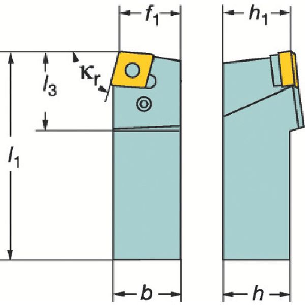Ｔ－Ｍａｘ　Ｐ　ネガチップ用シャンクバイト