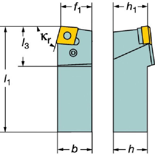 Ｔ－Ｍａｘ　Ｐ　ネガチップ用シャンクバイト