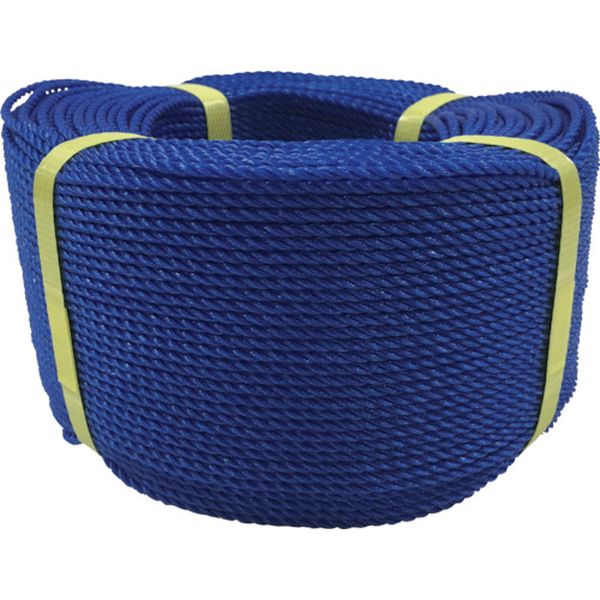 PE72 113-7059  ロープ PEロープ巻物 3φ×200m ブルー