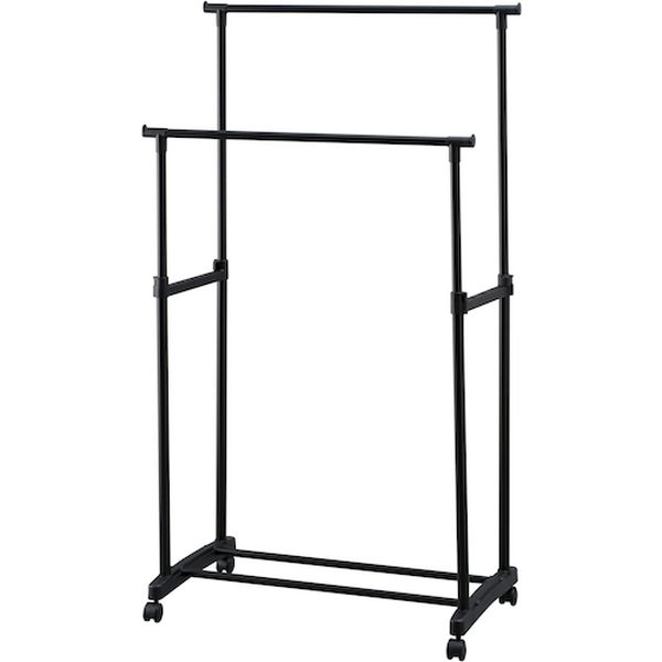 PEE280R 466-9353  100968 パイプハンガー ダブルタイプ ブラック