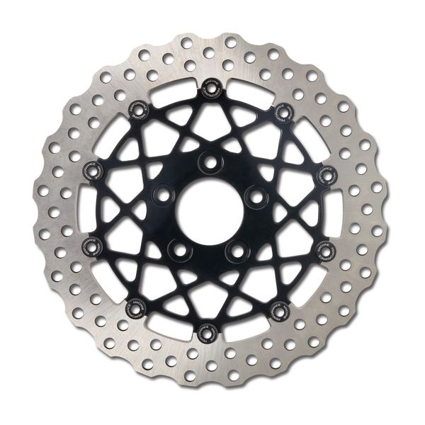 Performance Machine Disc/Carr Speedstar 11.5in x .20 FF No O/S Rr - Black Ano