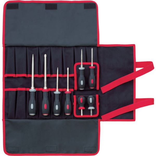 パワーグリップドライバーセット　８本組　布袋付き