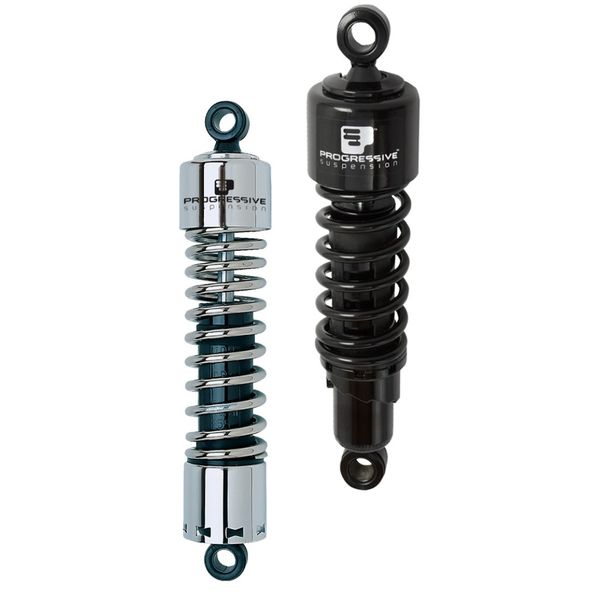 Progressive Harley 412 Series Shocks 12.5in - Black