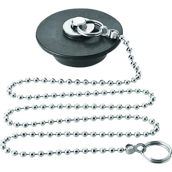 144-5009  バス用万能クサリ付ゴム栓