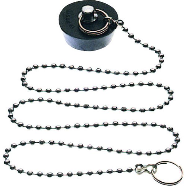 PH2940 166-9461  バス用クサリ付ゴム栓