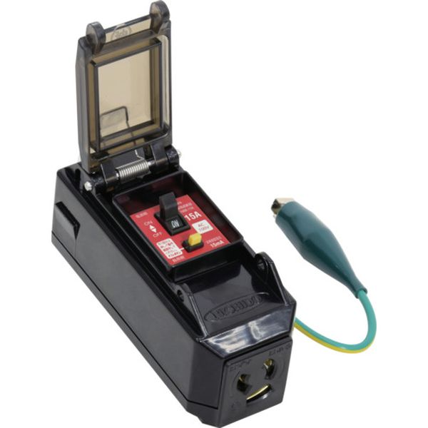 PIPBHEKNS プラコンインポッキンブレーカ 超高感度(漏電6mA) 過負荷漏電保護兼用 抜け止めコンセント