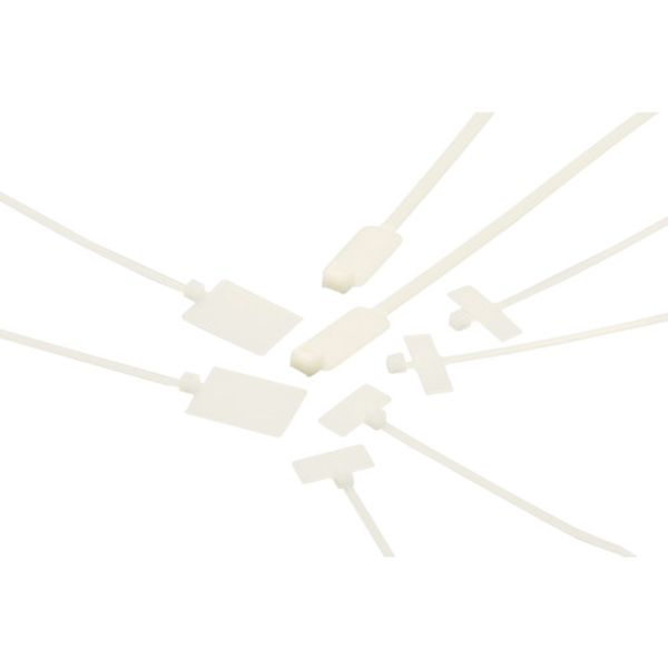 旗型タイプナイロン結束バンド　ナチュラル