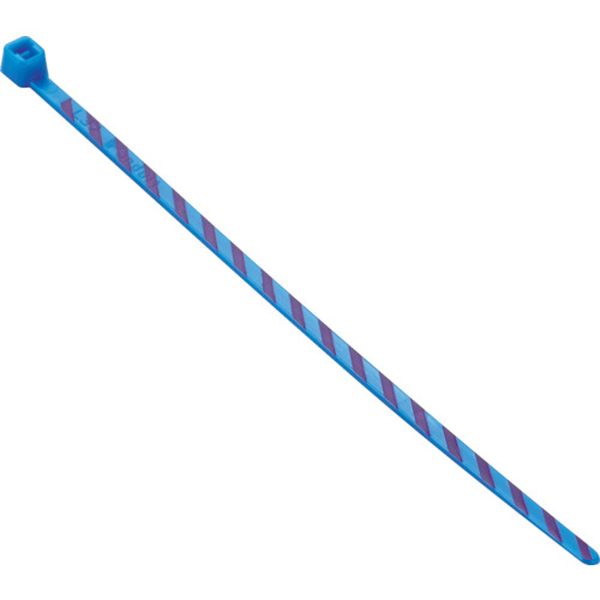 ストライプナイロン結束バンド　青／紫