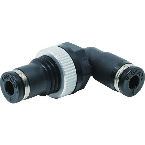 チューブフィッティング　隔壁ユニオンエルボ