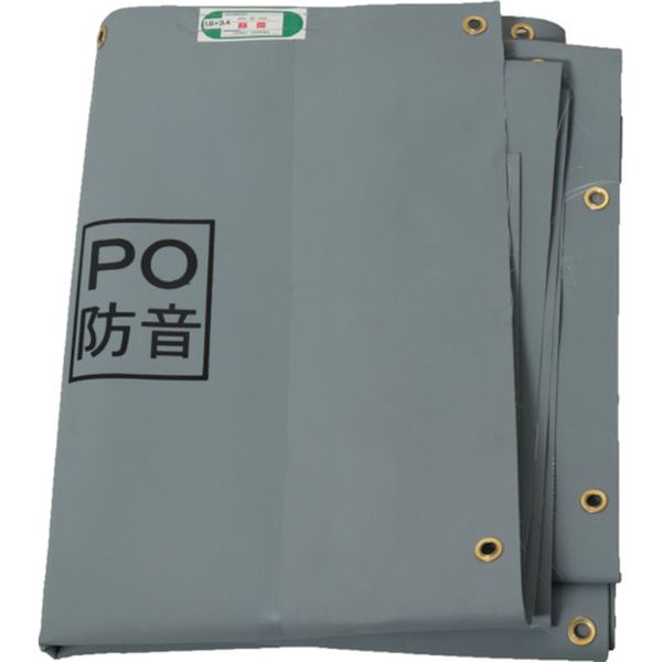 437-5542  ターピー PO防音シート グレー 1.8m×3.4m