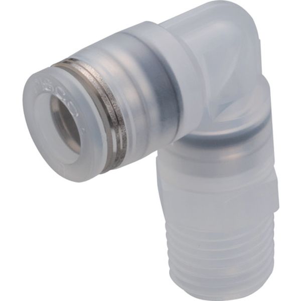 PPL602HN チューブフィッティング エルボ PPタイプチューブ6ネジR1/4 ゴム材質HNBR仕様