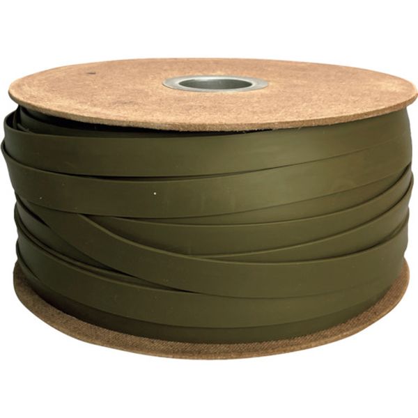 PRTE101  ゴム 平ゴムドラム巻 押出成形タイプ 20mm×100m ODグリーン