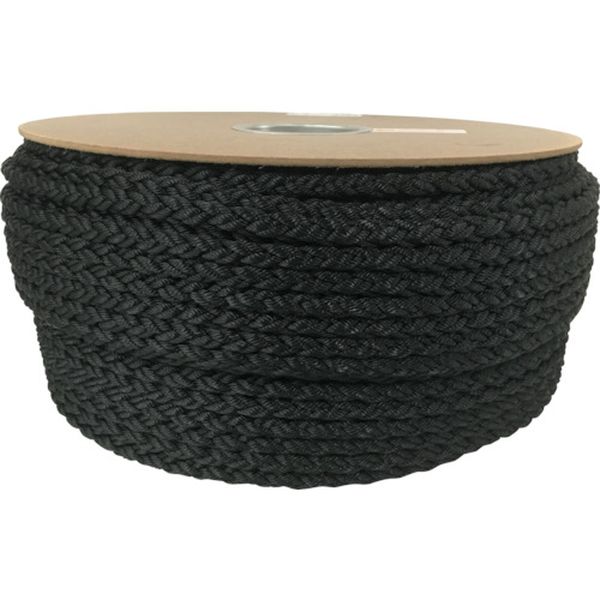 ポリエステルクロス係留ドラム巻　１２φ×１００ｍ　黒