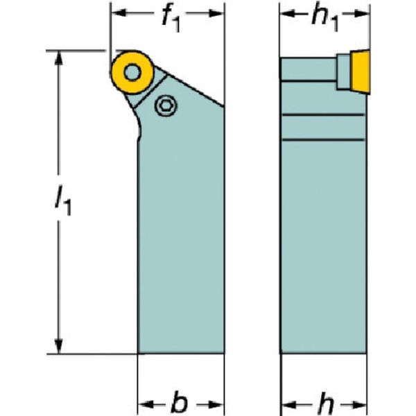 Ｔ－Ｍａｘ　Ｐ　ネガチップ用シャンクバイト