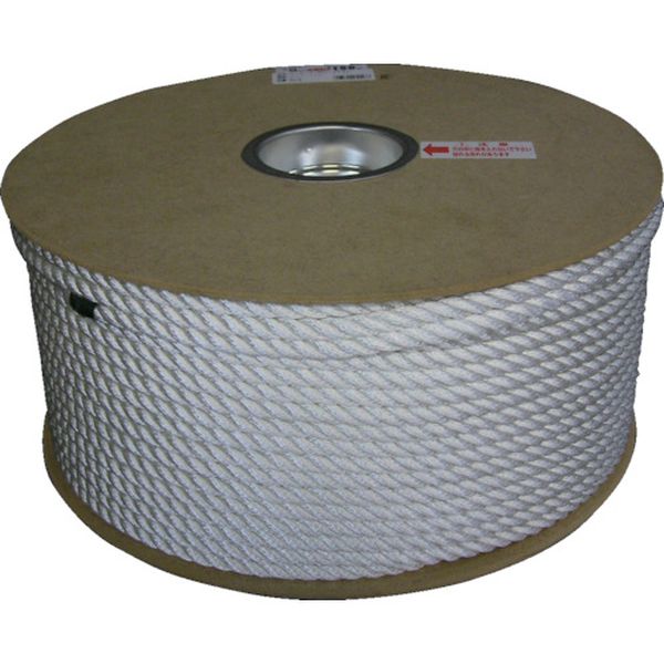 ナイロン３ツ打ロープドラム巻　９φ×１５０ｍ