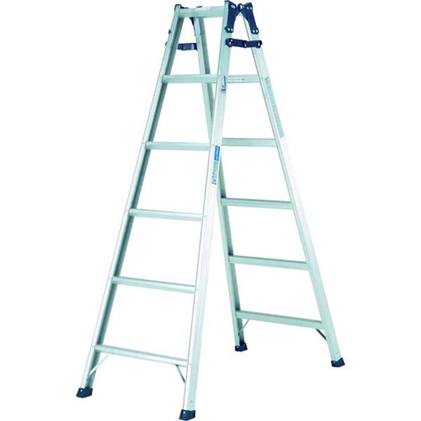 幅広踏ざん(55mm)はしご兼用脚立 1.70m