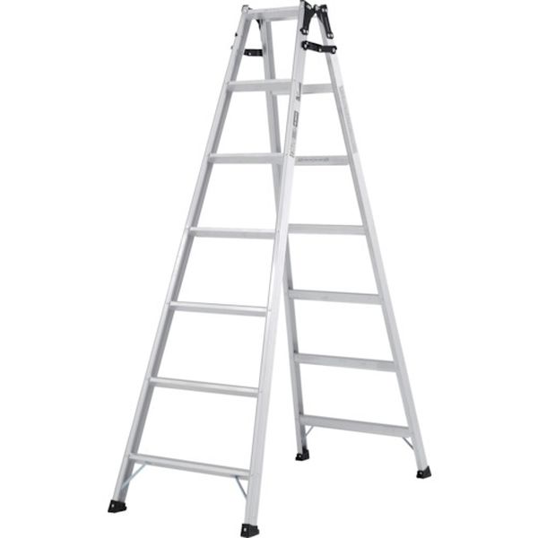 幅広踏ざん(55mm)はしご兼用脚立1.99m