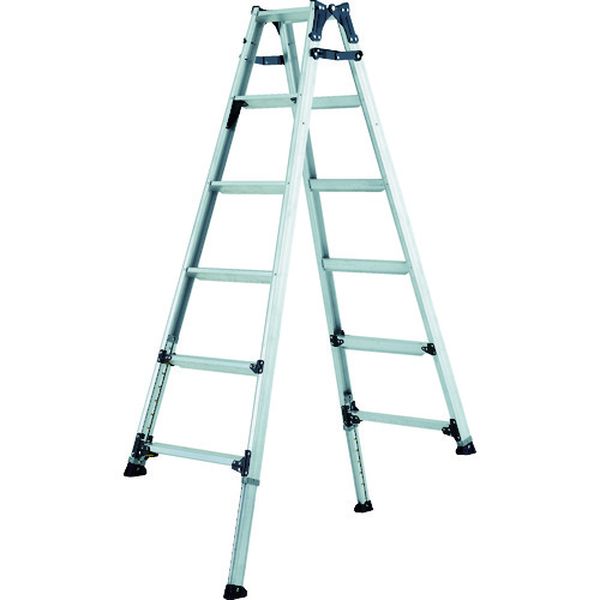 伸縮脚立(ステップ幅広)180cm 最大使用質量100kg