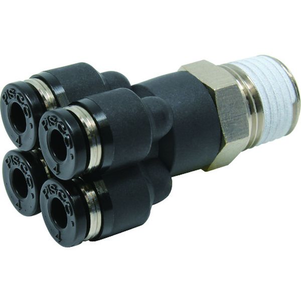 チューブフィッティング　ブランチ二重ワイ