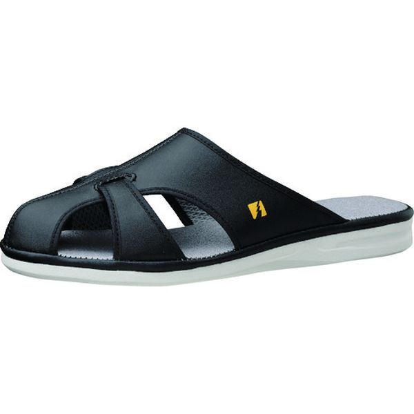 PS01LSBKM 859-3909  静電サンダル PS-01ライトS ブラック M