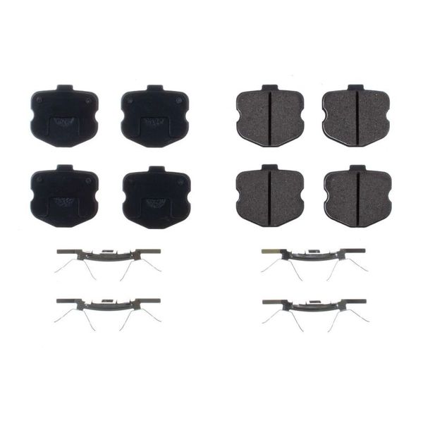 06-13 Chevrolet Corvette Rear Z17 Evolution Ceramic Brake Pads w/Hardware