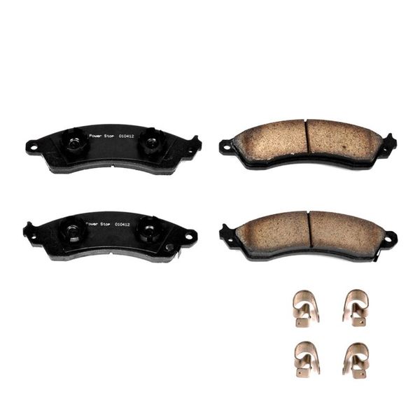 87-92 Chevrolet Camaro Front Z17 Evolution Ceramic Brake Pads w/Hardware