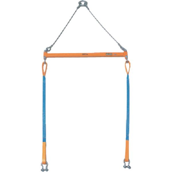 813-0802  2点吊用天秤 容量：600kg スパン長：2000mm