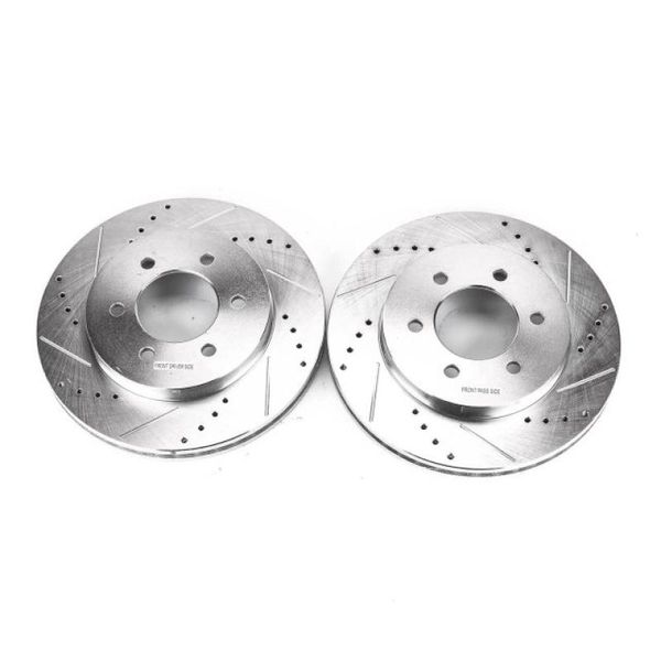04-08 Ford F-150 Front Evolution Drilled & Slotted Rotors - Pair