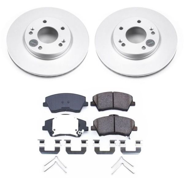 17-19 Hyundai Ioniq Front Z17 Evolution Geomet Coated Brake Kit