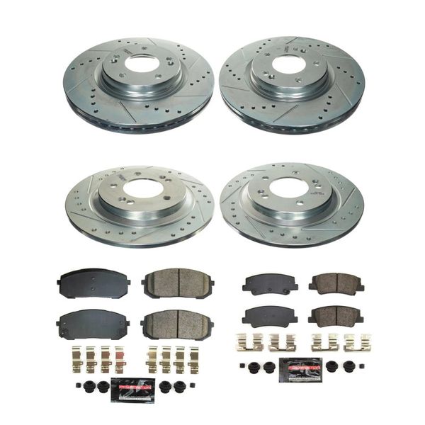 20-22 Hyundai Sonata Front & Rear Z23 Evolution Brake Kit