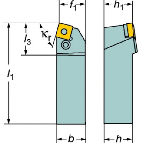 Ｔ－Ｍａｘ　Ｐ　ネガチップ用シャンクバイト