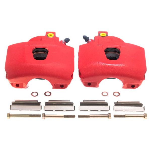 94-96 Ford Bronco Front Red Calipers - Pair