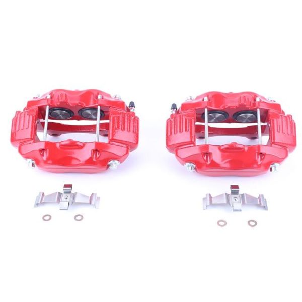 05-10 Chrysler 300 Front Red Calipers w/o Brackets - Pair