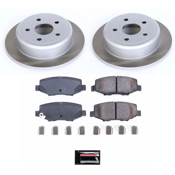 2018 Jeep Wrangler JK Rear Semi-Coated Rotor Kit