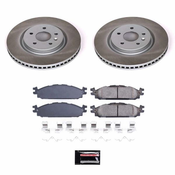11-19 Lincoln MKT Front Semi-Coated Rotor Kit