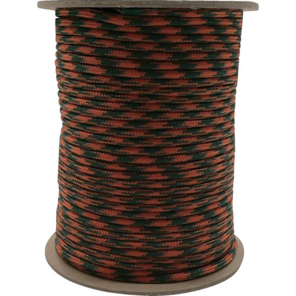 強力カラーコード 4mm×100m(オレンジ/緑)