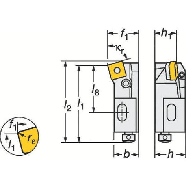 Ｔ－Ｍａｘ　Ｐ　ネガチップ用シャンクバイト