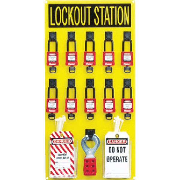 ロックアウトステーションキット　１０人用